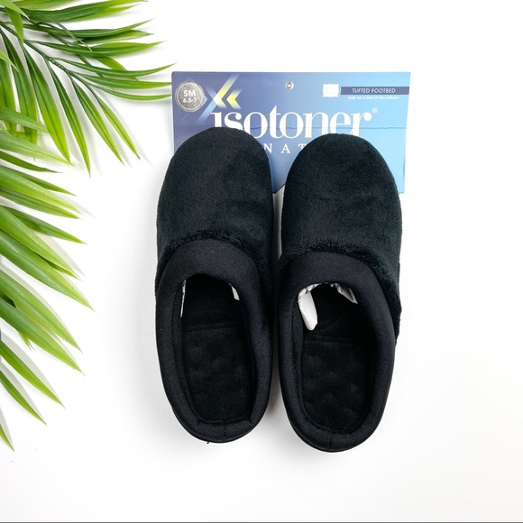NWOT ISOTONER Microterry Pillowstep Slippers